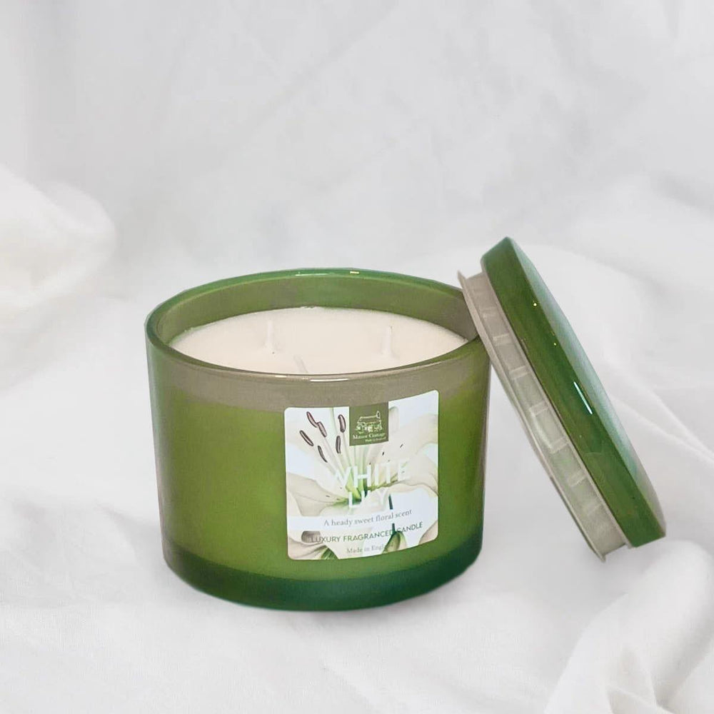 white lily scented candle White Lily 3 wick Classic Candle