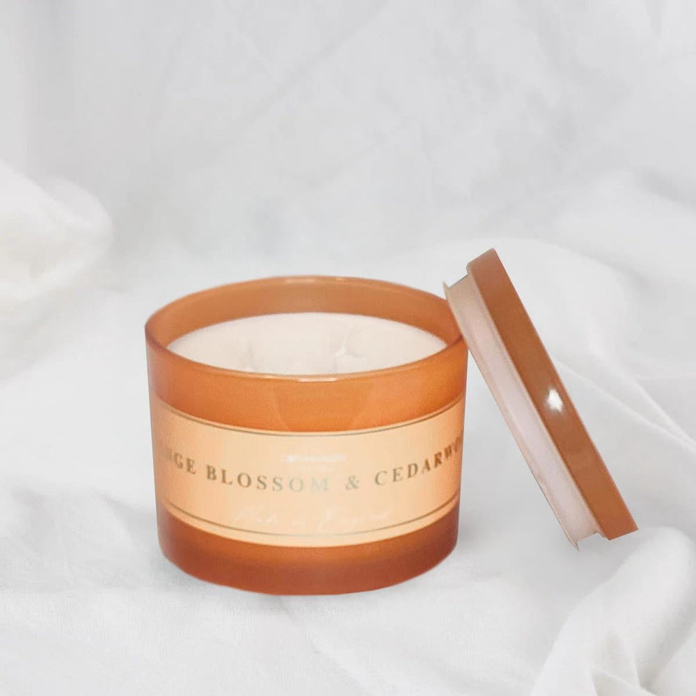 Orange Blossom & Cedarwood 3 Wick Medium Candle